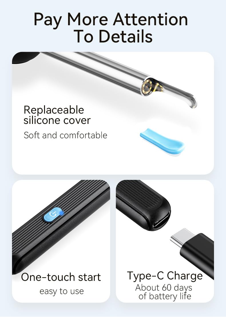 ClearEar Pro – Wireless Visual Ear Cleaning Kit